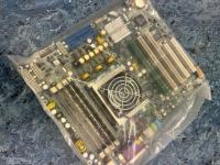 New SUN BJ92-00244J Systemboard for Blade 1500, showing TACO Socket 939 CPU fan, DDR memory slots, and expansion slots, sealed in anti-static bag.