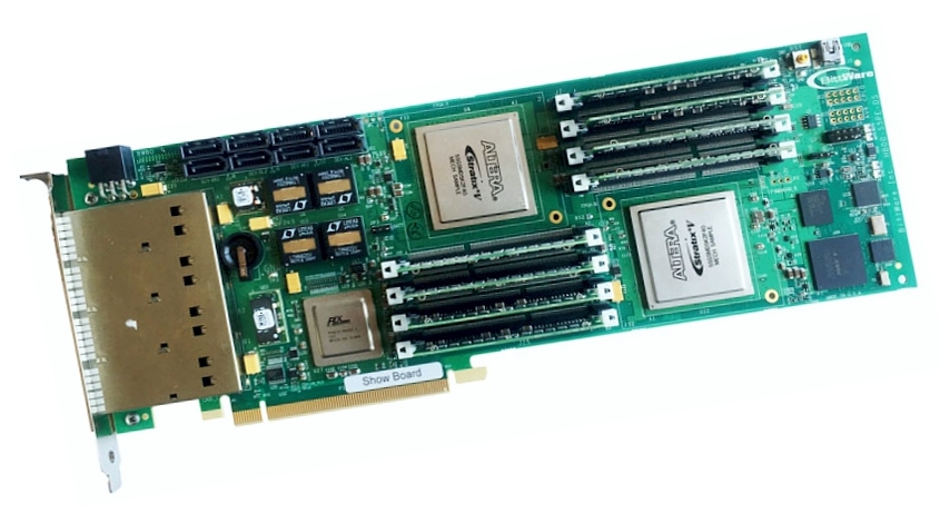 BittWare S5PE-DS, 2x Stratix V GX/GS, 4x QSFP – Zerif Technologies Ltd.
