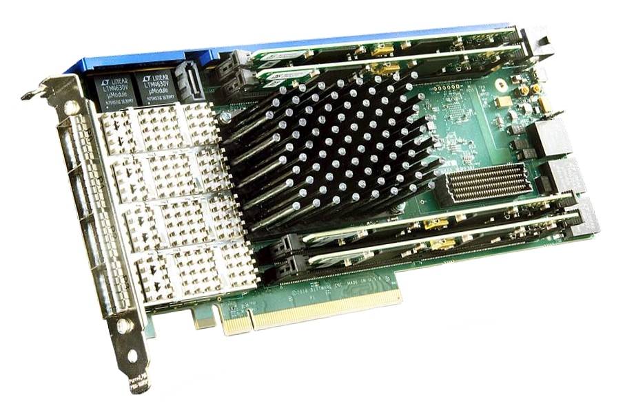 BittWare XUPP3R – Xilinx UltraScale+ VU13P FPGA with 4x QSFP