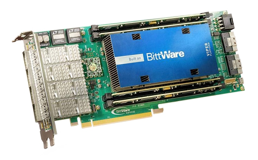 BittWare XUPVV4, Xilinx Ultrascale+, 4x QSFP, 512 GB – Zerif Technologies Ltd.